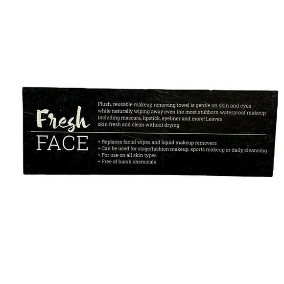 FRESH FACE Black Reusable Makeup Remover Towel - Picture 4 of 7